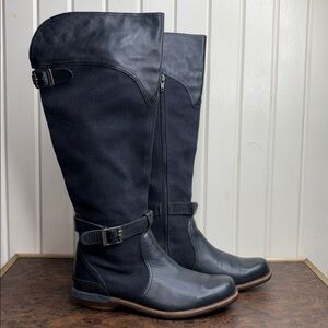 Patagonia Addie Rider black tall boots size 7